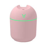 เครื่องเพิ่มความชื้น USB ขนาดเล็กตั้งโต๊ะ ไฟกลางคืนสีสันสดใส ความจุ 250ml (Y-White), 250ml (Y-Pink), 250ml (Y-Blue), 220ml (Y2-White), 220ml (Y2-Pink), 220ml (Y2-Blue)