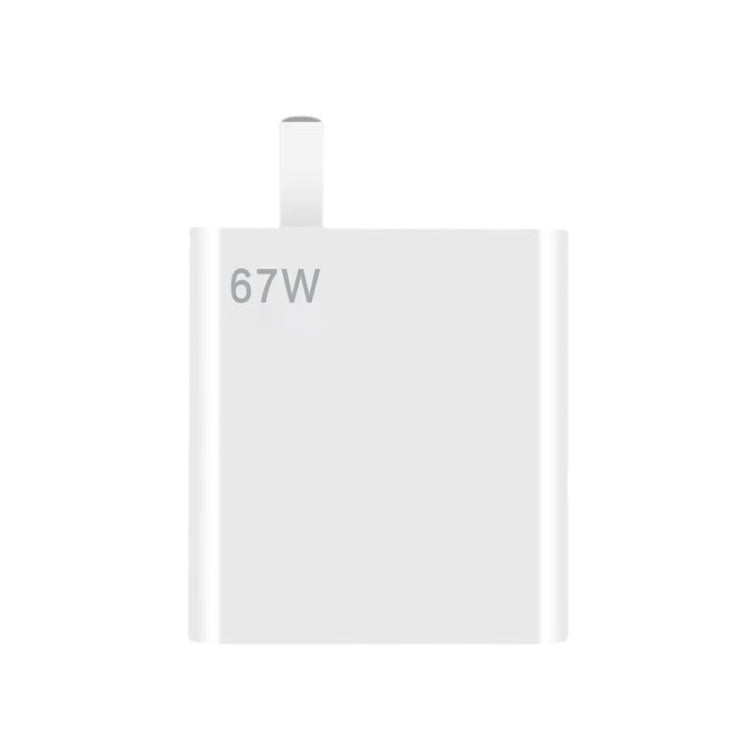 สำหรับโทรศัพท์ Xiaomi / Redmi ที่ชาร์จ 67W หัวชาร์จโทรศัพท์อเนกประสงค์ ปลั๊ก US, สไตล์:, ที่ชาร์จ, ที่ชาร์จ+สาย 1 ม.