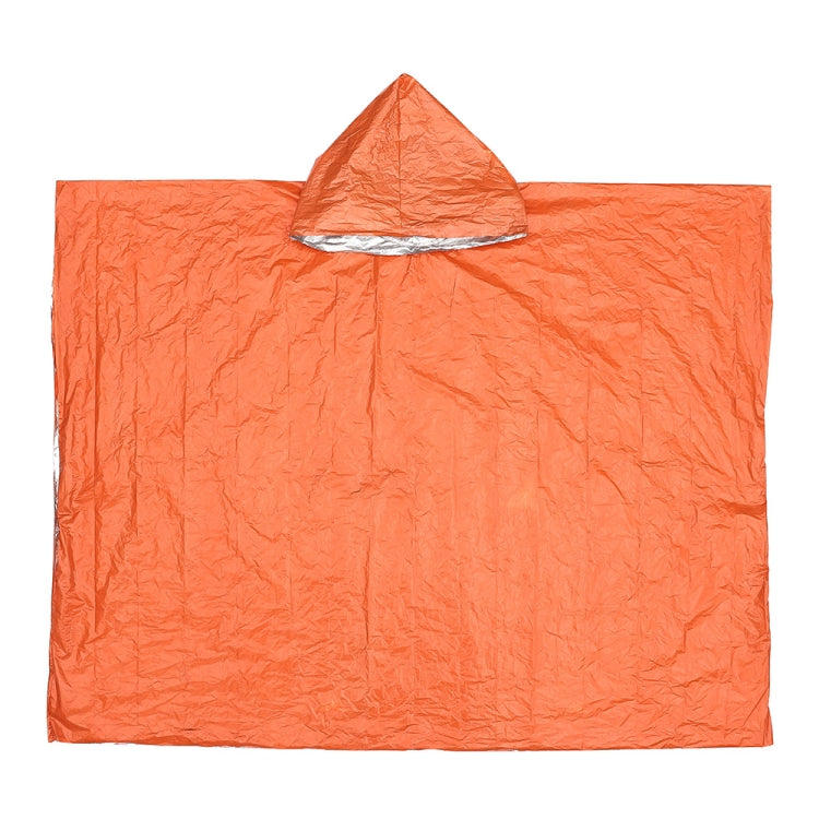 เสื้อกันฝนกันลมสะท้อนแสงหนาสำหรับปั่นจักรยานกลางแจ้ง ขนาด 130 x 100 ซม. (สีส้ม)