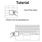 สติ๊กเกอร์ PVC ปุ่มคีย์บอร์ดแล็ปท็อป 5 ชิ้น สำหรับ Macbook Air
