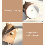 KD201 โคมไฟพกพาแขวนคออ่านหนังสือ LED ไฟกลางคืน, สไตล์:, กวางน้อย (สีน้ำเงิน+น้ำตาล)