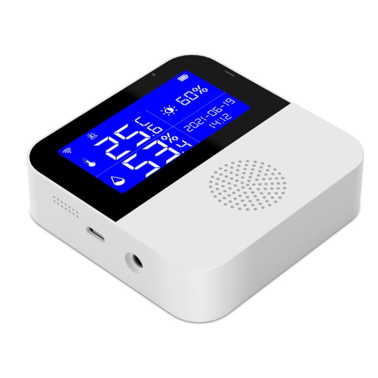 เซ็นเซอร์วัดอุณหภูมิและความชื้น Tuya WIFI พร้อมจอ LCD ขนาด 2.9 นิ้ว, สเปค: เฉพาะเซ็นเซอร์, พร้อมสายเซ็นเซอร์