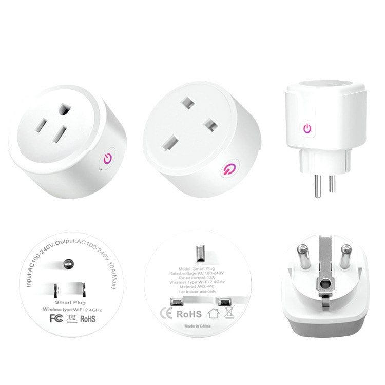 ปลั๊กอัจฉริยะ Tuya Smart App Wifi พร้อมรีโมทโทรศัพท์ ตั้งเวลาปิดเปิดด้วยเสียง รองรับ Alexa, หัวปลั๊ก EU, รุ่นกำลังไฟ 16A, หัวปลั๊ก EU รุ่นกำลังไฟ 20A, หัวปลั๊ก UK รุ่นกำลังไฟ 16A, หัวปลั๊ก UK รุ่นกำลังไฟ 20A, หัวปลั๊ก US รุ่นกำลังไฟ 16A