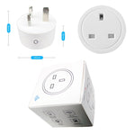 ปลั๊กอัจฉริยะ Tuya Smart App Wifi พร้อมรีโมทโทรศัพท์ ตั้งเวลาปิดเปิดด้วยเสียง รองรับ Alexa, หัวปลั๊ก EU, รุ่นกำลังไฟ 16A, หัวปลั๊ก EU รุ่นกำลังไฟ 20A, หัวปลั๊ก UK รุ่นกำลังไฟ 16A, หัวปลั๊ก UK รุ่นกำลังไฟ 20A, หัวปลั๊ก US รุ่นกำลังไฟ 16A