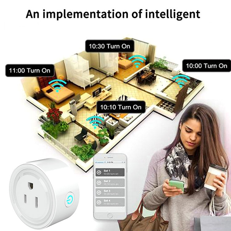 ปลั๊กอัจฉริยะ Tuya Smart App Wifi พร้อมรีโมทโทรศัพท์ ตั้งเวลาปิดเปิดด้วยเสียง รองรับ Alexa, หัวปลั๊ก EU, รุ่นกำลังไฟ 16A, หัวปลั๊ก EU รุ่นกำลังไฟ 20A, หัวปลั๊ก UK รุ่นกำลังไฟ 16A, หัวปลั๊ก UK รุ่นกำลังไฟ 20A, หัวปลั๊ก US รุ่นกำลังไฟ 16A