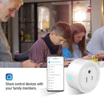 ปลั๊กอัจฉริยะ Tuya Smart App Wifi พร้อมรีโมทโทรศัพท์ ตั้งเวลาปิดเปิดด้วยเสียง รองรับ Alexa, หัวปลั๊ก EU, รุ่นกำลังไฟ 16A, หัวปลั๊ก EU รุ่นกำลังไฟ 20A, หัวปลั๊ก UK รุ่นกำลังไฟ 16A, หัวปลั๊ก UK รุ่นกำลังไฟ 20A, หัวปลั๊ก US รุ่นกำลังไฟ 16A