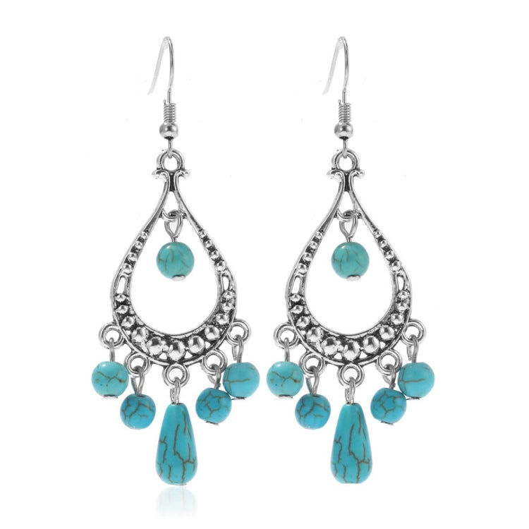 Turquoise Ethnic Style Earrings Temperament Simple Vintage Earrings, E2203-3, E2204-6, E2204-7