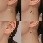 ต่างหูลวดลายหูยาวผู้หญิง เรียบง่าย E2104-4 นกแดง, E2104-5 นกน้ำเงิน, E2210-1 คลิปลูกบอลคู่, E2210-2 ไข่มุก, E2210-3 เวอร์มิคูไลต์, E2210-4 คริสตัล, E2210-5 ตา, E2210-6 พระจันทร์, E2210-7 ดาวสี่แฉก, E2210-8 ความรัก, E2210-9 ผึ้ง, E2210-10 ผีเสื้อ