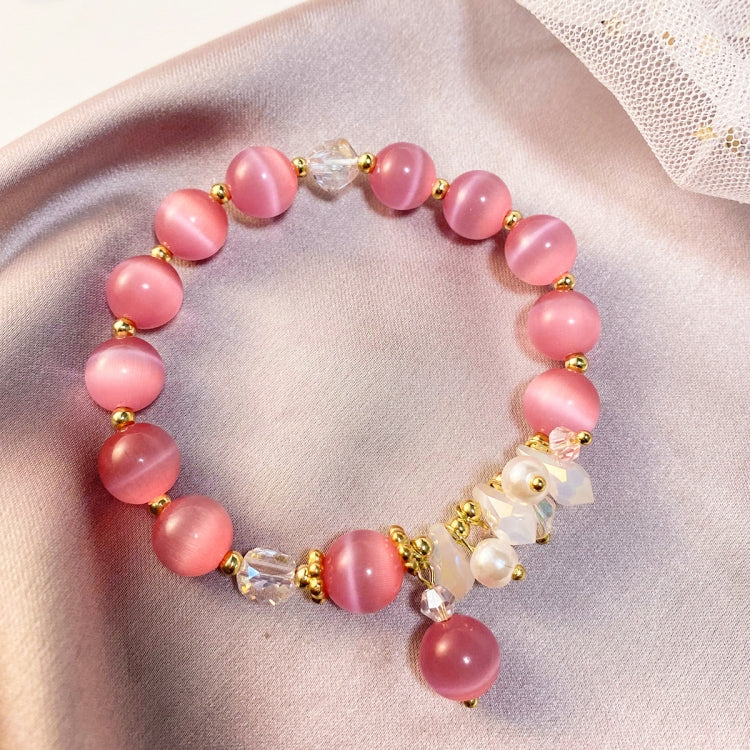 กำไลคริสตัลเม็ดผู้หญิง กำไลคริสตัลธรรมชาติ S2204-3 โอปอลชมพู, S2204-2 โอปอลน้ำเงิน, S2204-6 ส้ม+ผีเสื้อ, S2204-5 โอปอลชมพู, S2203-1 ชมพู+กุหลาบ, S2203-2 น้ำเงิน+กุหลาบ, S2203-7 ชมพู+กุญแจ