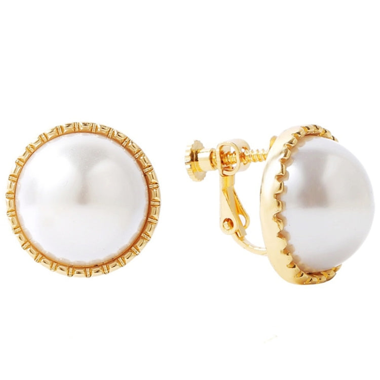 Baroque Earrings Pearl Ear Clip Women Without Ear Piercing, 1202 Long Gold, 1201 Long Silver, 0402 Short Gold, 0401 Short Silver, E2109-7 Half Round, E2109-8 Half Ellipse, E2109-10 Leaf Model, E2109-14 Small Pearl, E2208-7 Drag Colorful Pearls