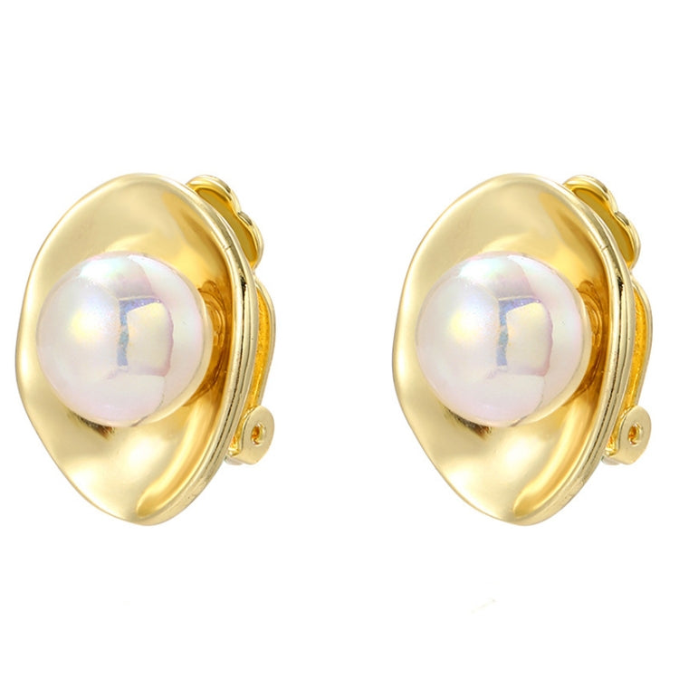 Baroque Earrings Pearl Ear Clip Women Without Ear Piercing, 1202 Long Gold, 1201 Long Silver, 0402 Short Gold, 0401 Short Silver, E2109-7 Half Round, E2109-8 Half Ellipse, E2109-10 Leaf Model, E2109-14 Small Pearl, E2208-7 Drag Colorful Pearls