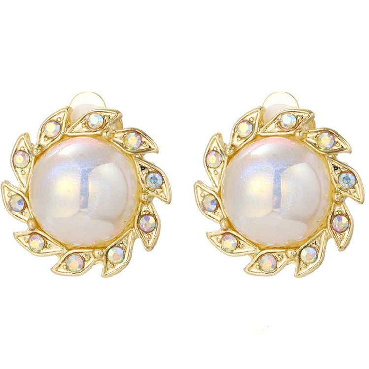 Baroque Earrings Pearl Ear Clip Women Without Ear Piercing, 1202 Long Gold, 1201 Long Silver, 0402 Short Gold, 0401 Short Silver, E2109-7 Half Round, E2109-8 Half Ellipse, E2109-10 Leaf Model, E2109-14 Small Pearl, E2208-7 Drag Colorful Pearls
