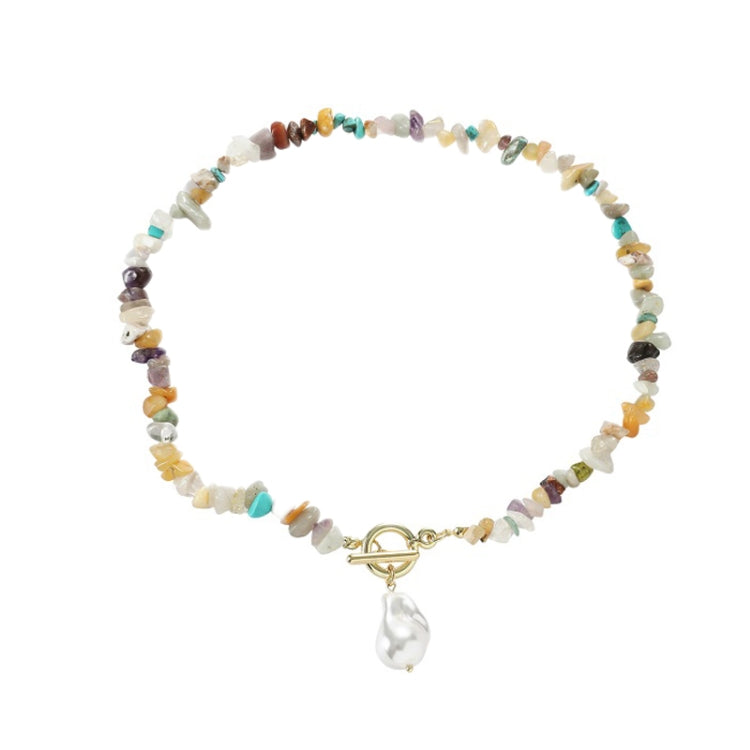 สร้อยคอหินธรรมชาติแตกสีสันโบโฮ, รุ่น:, N2105-9 จี้ไข่มุกหินสี, N2206-8 หินสีชมพู, N2206-9 หินสีฟ้าอ่อน, N2206-10 หินหลายสี, N2206-11 หินใส, N2106-23 โซ่เดี่ยวหินสีชมพู