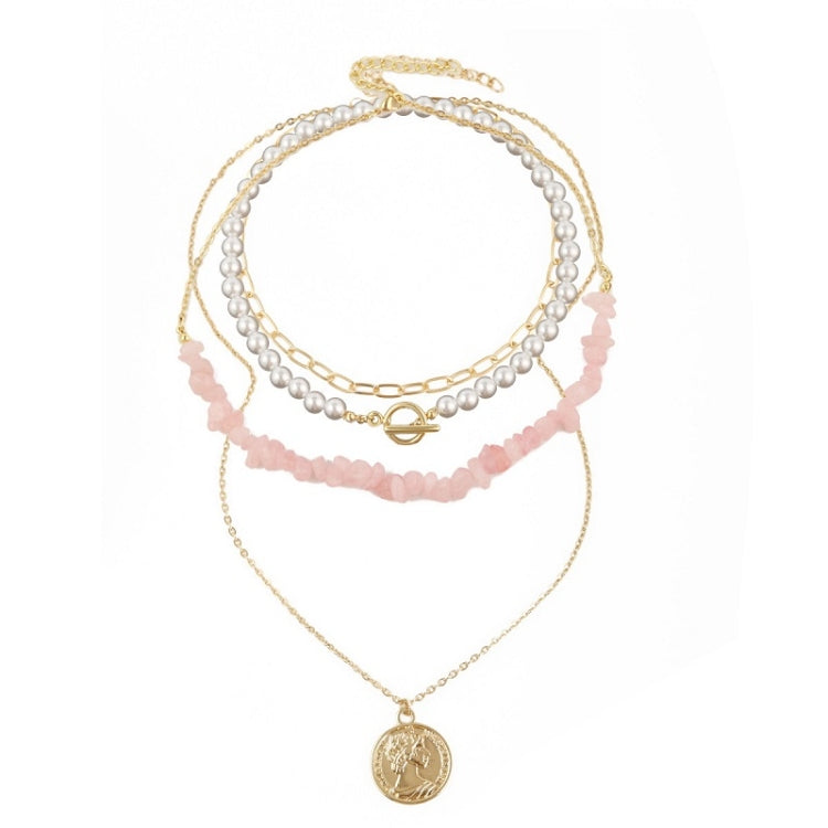 สร้อยคอหินธรรมชาติแตกสีสันโบโฮ, รุ่น:, N2105-9 จี้ไข่มุกหินสี, N2206-8 หินสีชมพู, N2206-9 หินสีฟ้าอ่อน, N2206-10 หินหลายสี, N2206-11 หินใส, N2106-23 โซ่เดี่ยวหินสีชมพู