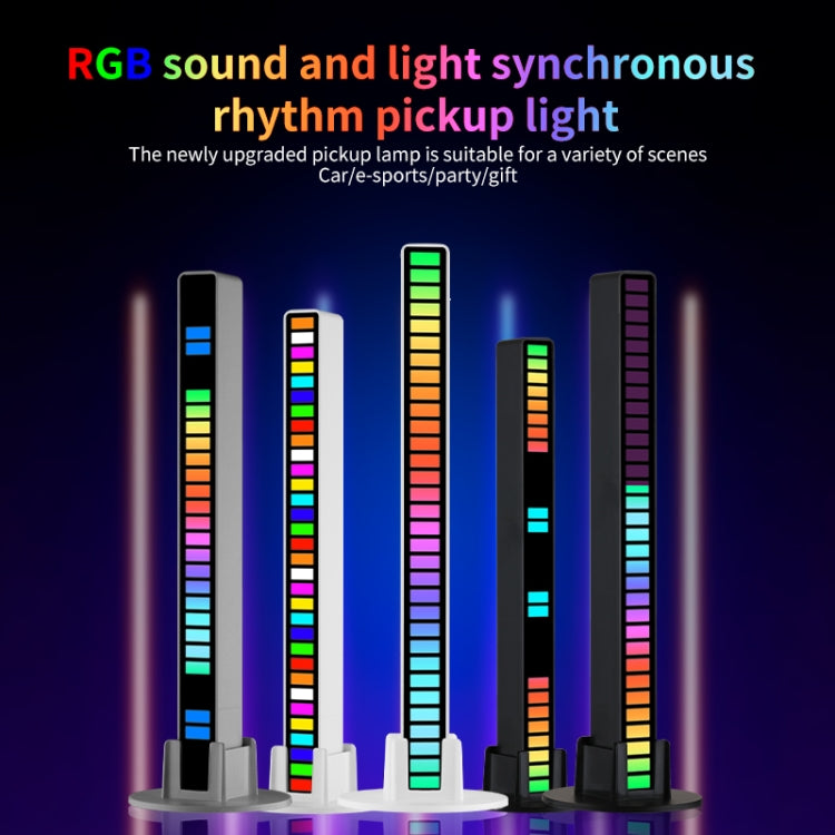 ไฟตอบสนองจังหวะเสียง RGB ควบคุมด้วยเสียง ไฟบรรยากาศ LED สำหรับดนตรี ชาร์จไฟ, เสียบปลั๊ก