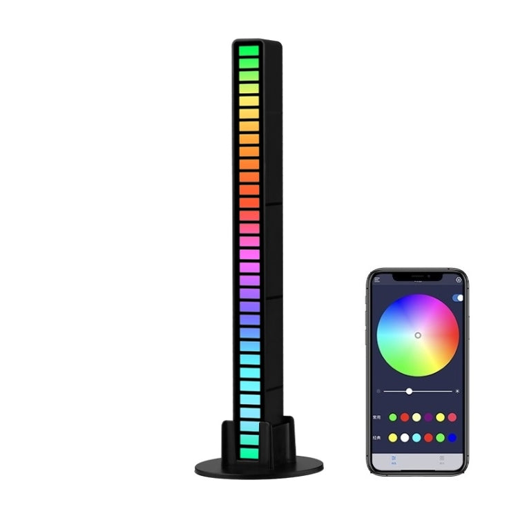 ไฟตอบสนองจังหวะเสียง RGB ควบคุมด้วยเสียง ไฟบรรยากาศ LED สำหรับดนตรี ชาร์จไฟ, เสียบปลั๊ก