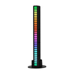 ไฟตอบสนองจังหวะเสียง RGB ควบคุมด้วยเสียง ไฟบรรยากาศ LED สำหรับดนตรี ชาร์จไฟ, เสียบปลั๊ก