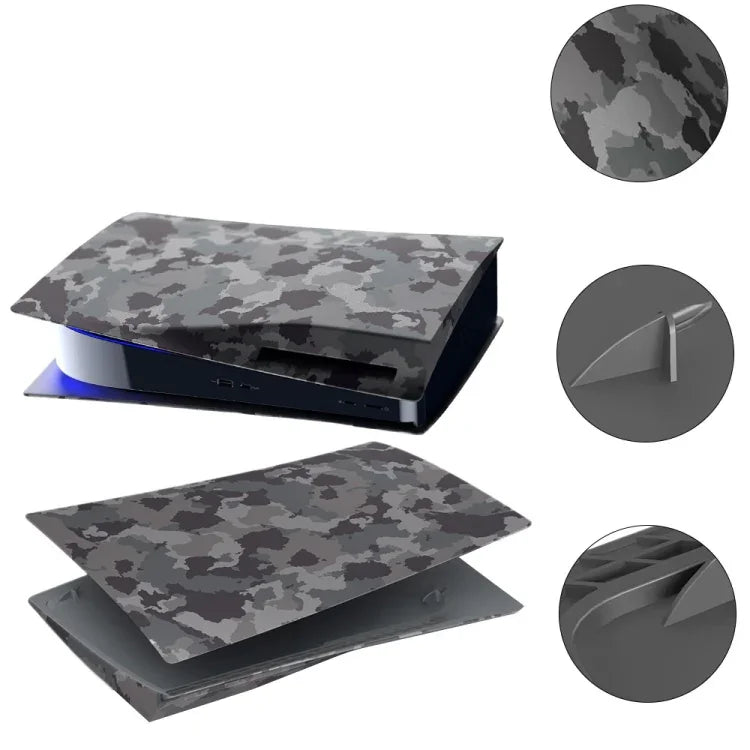 ปลอกกันรอยลายพรางสำหรับเครื่องเล่นเกม PS5 รุ่น CD-ROM, ลายพราง