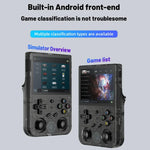 เครื่องเล่นเกมมือถือ RG353V หน้าจอ 3.5 นิ้ว ระบบ Android 11 Linux OS, เครื่องเปล่า, 64G 15,000 เกม, 128G 25,000 เกม, 256G 35,000 เกม