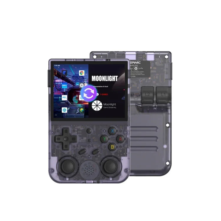 เครื่องเล่นเกมมือถือ RG353V หน้าจอ 3.5 นิ้ว ระบบ Android 11 Linux OS, เครื่องเปล่า, 64G 15,000 เกม, 128G 25,000 เกม, 256G 35,000 เกม