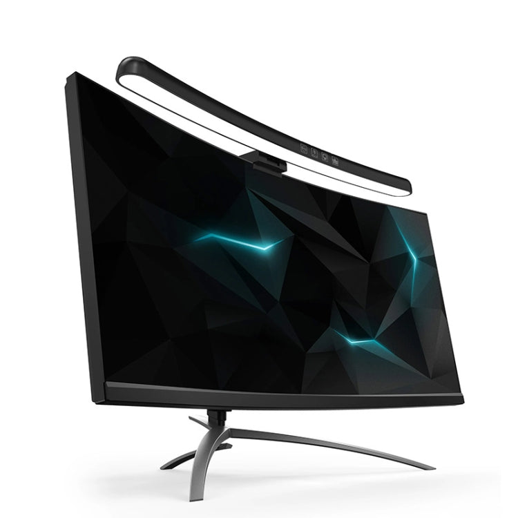 โคมไฟแขวนหน้าจอโค้งสำหรับแล็ปท็อป ไฟตั้งโต๊ะคอมพิวเตอร์, โค้งไม่มีไฟ RGB, โค้งมีไฟ RGB