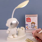 T509 โคมไฟตั้งโต๊ะที่วางปากกาพร้อมที่เหลาดินสอ, T509 สีขาว, T509 สีชมพู, T509 สีน้ำเงิน