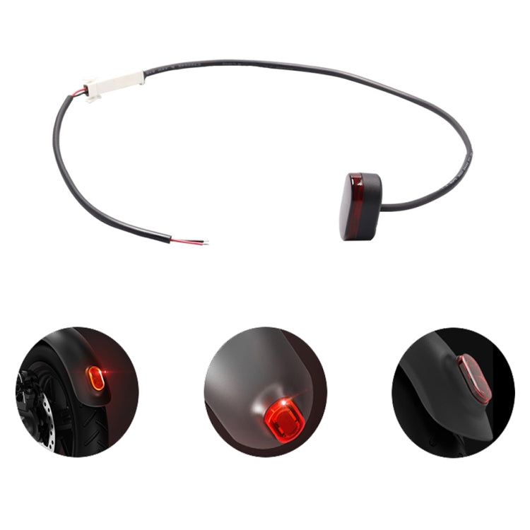 สำหรับอุปกรณ์เสริมสกูตเตอร์ไฟฟ้า Xiaomi M365, กันโคลน+ขาแขวน+ไฟท้าย, สีดำพร้อมประแจ, สีดำไม่มีประแจ