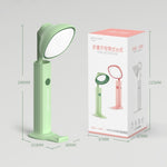โคมไฟตั้งโต๊ะไฟฉายพับได้ ชาร์จ USB ไฟกลางคืนสำหรับนักเรียนในหอพัก