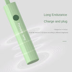 โคมไฟตั้งโต๊ะไฟฉายพับได้ ชาร์จ USB ไฟกลางคืนสำหรับนักเรียนในหอพัก