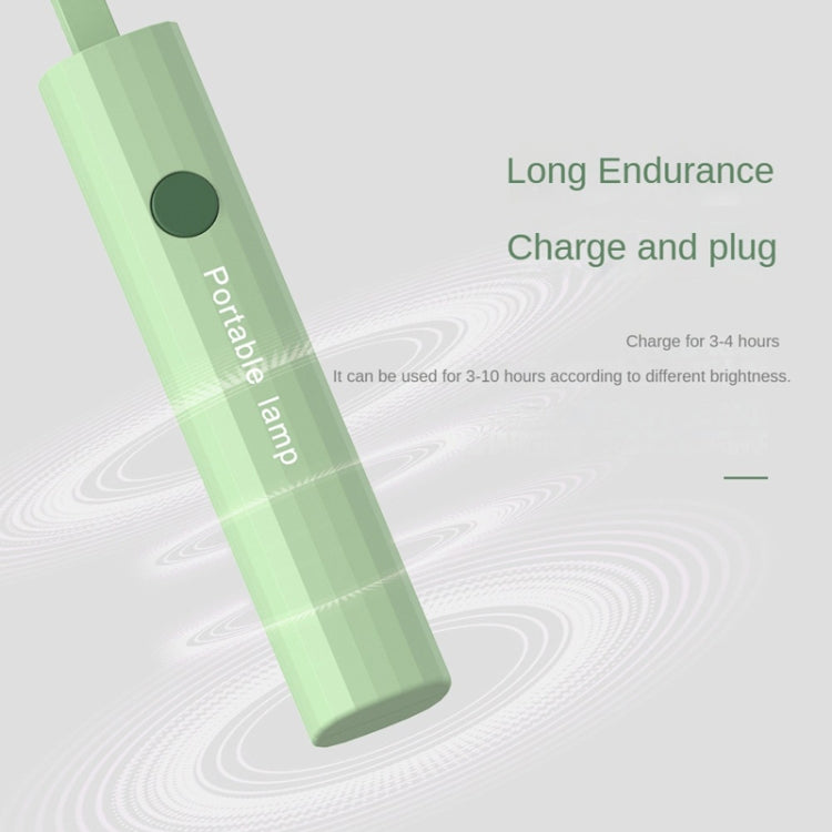 โคมไฟตั้งโต๊ะไฟฉายพับได้ ชาร์จ USB ไฟกลางคืนสำหรับนักเรียนในหอพัก