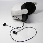 หูฟังแบบสอดหูพร้อมข้อศอกอลูมิเนียม สำหรับแว่น VR Meta Quest 2