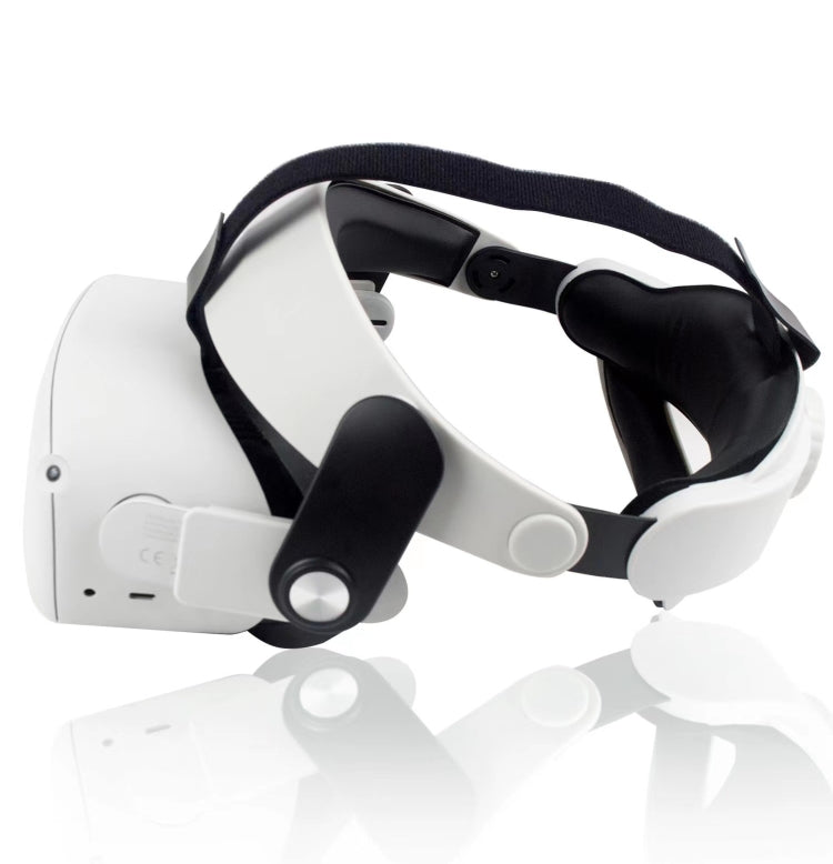 สำหรับสายรัดศีรษะ Elite ปรับปรุงความสบายสำหรับแว่นตา Meta Quest 2 VR, สายรัดปรับได้
