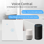 สวิตช์ควบคุมระยะไกล Tuya ZigBee 40A สำหรับเครื่องทำน้ำอุ่น กำลังสูง ไฟ แอร์ ตั้งเวลาเสียง, ZigBee 40A สีขาว, ZigBee 40A สีดำ