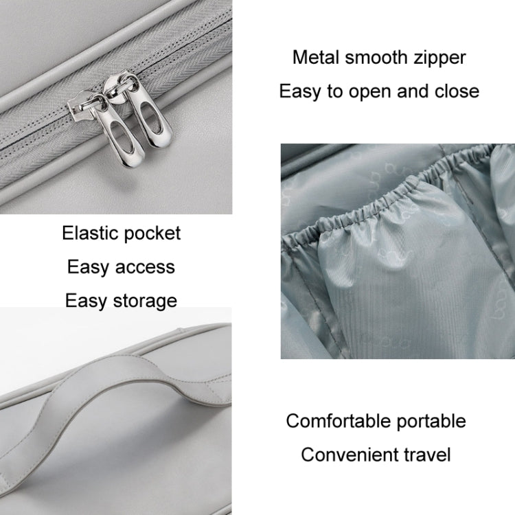 กระเป๋าเก็บของหนัง PU อเนกประสงค์ Baona BN-DS006 สำหรับ Dyson Airwrap สีเทา