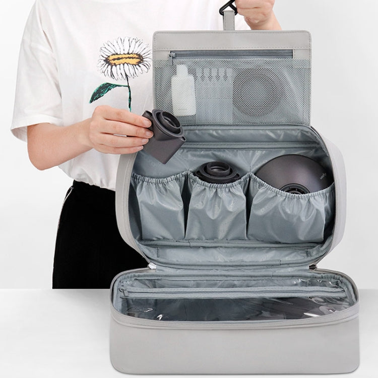 กระเป๋าเก็บของหนัง PU อเนกประสงค์ Baona BN-DS006 สำหรับ Dyson Airwrap สีเทา