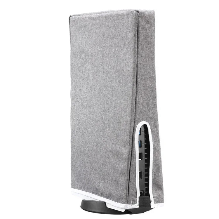 PS5-1 สำหรับเครื่องเล่นเกม Snoy PS5 ฝาครอบป้องกันกันน้ำและฝุ่น (แนวตั้งสีดำ), (แนวตั้งสีเทา), (แนวนอนสีดำ), (แนวนอนสีเทา)