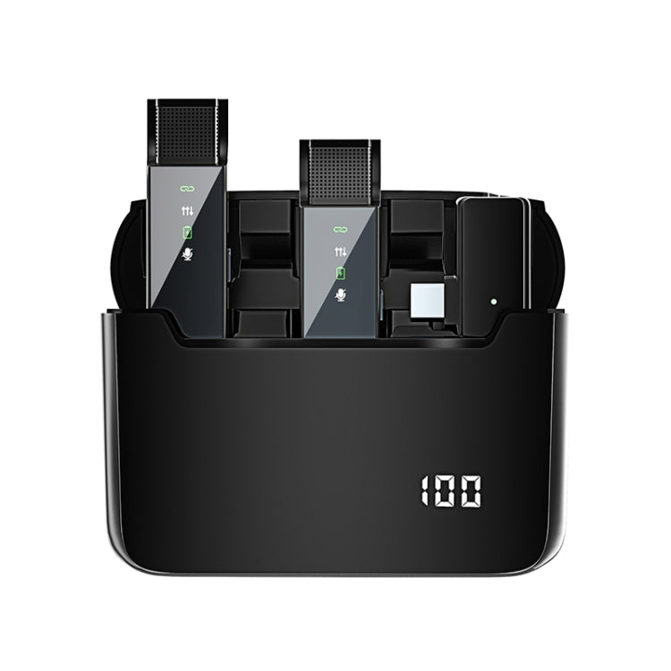 ไมโครโฟนไร้สายแบบหนีบปกดิจิทัลพร้อมช่องชาร์จ, สเปค:, S16-S One To Two สีดำ อินเทอร์เฟซ USB-C/Type-C, S16-S One To Two สีดำ อินเทอร์เฟซ 8 พิน