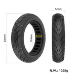 ยางตันขนาด 10x2.125 นิ้ว สำหรับ Ninebot Segway F20/F25/F30/F40 สกูตเตอร์ไฟฟ้า, 10x2.125 นิ้ว