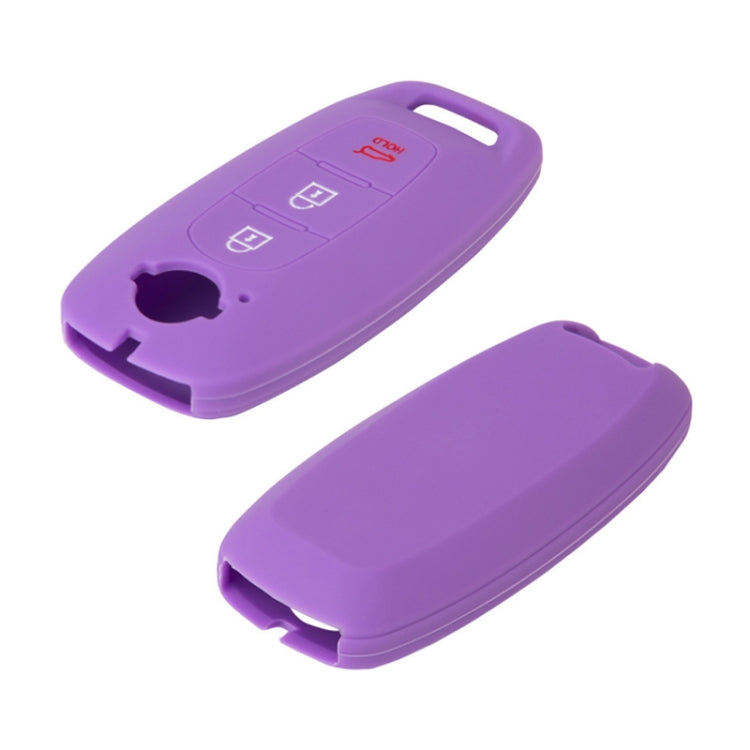 For 2023 Nissan Altima 2pcs Three-Button Key Silicone Protective Case, Black, Red, Rose Red, Pink, Blue, Apple Green, Orange, Sea Blue, Purple, Luminous Blue, Luminous Green, White