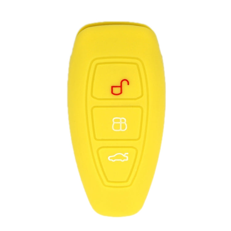 For Ford Focus/Mondeo 2pcs Folding Three-Button Key Protect Cover, Red, Pink, Orange, Yellow, Sky Blue, New Green, Purple, Black