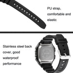 SKMEI 1998 Transparent Shell Ice Sensor Outdoor Sports Waterproof Multi-function Watch, 1998 White, 1998 Black
