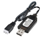 ที่ชาร์จแบตเตอรี่ลิเธียม 7.4V สำหรับของเล่นเครื่องบิน พร้อมสายข้อมูล USB