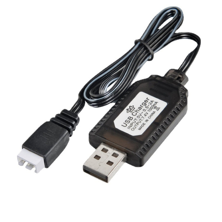 ที่ชาร์จแบตเตอรี่ลิเธียม 7.4V สำหรับของเล่นเครื่องบิน พร้อมสายข้อมูล USB