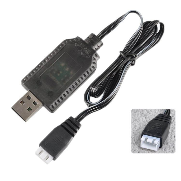 ที่ชาร์จแบตเตอรี่ลิเธียม 7.4V สำหรับของเล่นเครื่องบิน พร้อมสายข้อมูล USB