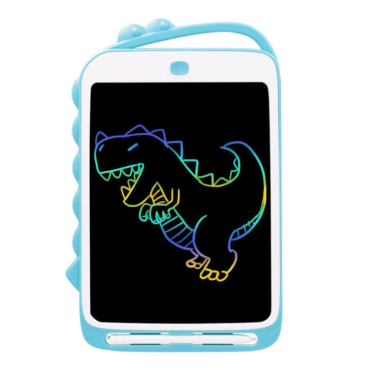 กระดานเขียน LCD ลายการ์ตูนไดโนเสาร์ ขนาด 10 นิ้ว สีสันสดใส กระดานวาดภาพสำหรับเด็ก, ขนาด 10 นิ้ว (สีฟ้าอ่อน)