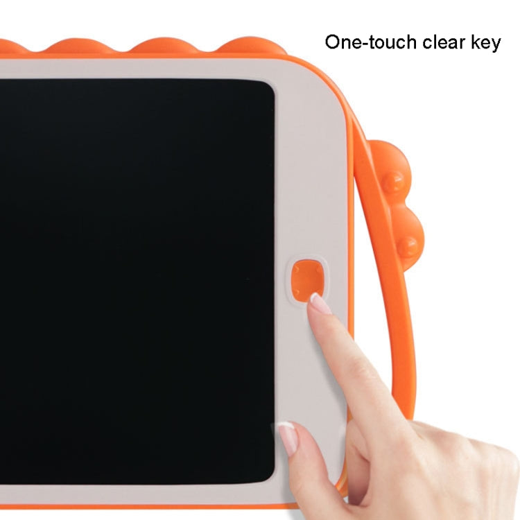 กระดานเขียน LCD ลายการ์ตูนไดโนเสาร์ ขนาด 10 นิ้ว สีสันสดใส กระดานวาดภาพสำหรับเด็ก, ขนาด 10 นิ้ว (สีฟ้าอ่อน)