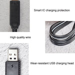สายชาร์จเครื่องบินสี่แกนชิปอัจฉริยะ USB 3.7V x 2