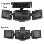 ไฟสปอร์ตไลท์โซลาร์เซลล์ติดผนังพร้อมรีโมทคอนโทรล LED เซ็นเซอร์หมุนสามทิศทาง, 192LED แบบบูรณาการ, 192COB แบบบูรณาการ, 192LED แบบแยก, 192COB แบบแยก