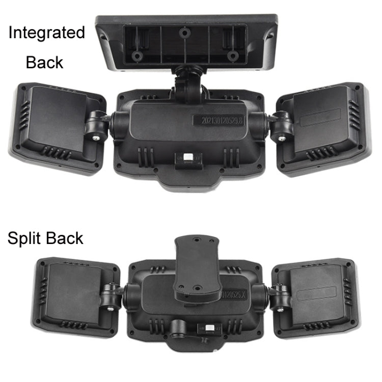 ไฟสปอร์ตไลท์โซลาร์เซลล์ติดผนังพร้อมรีโมทคอนโทรล LED เซ็นเซอร์หมุนสามทิศทาง, 192LED แบบบูรณาการ, 192COB แบบบูรณาการ, 192LED แบบแยก, 192COB แบบแยก