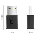 อะแดปเตอร์เสียงไร้สาย USB บลูทูธ 5.0 รับส่งสัญญาณ รุ่น A30